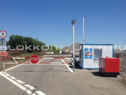 Контрольно-пропускной пункт (КПП) для строй объекта Аэропорт Южный в Тлюстенхабле